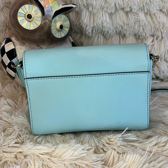 Kate Spade Light (Tiffany) Blue Cedar Street Magnolia Crossbody - Picture 2 of 13